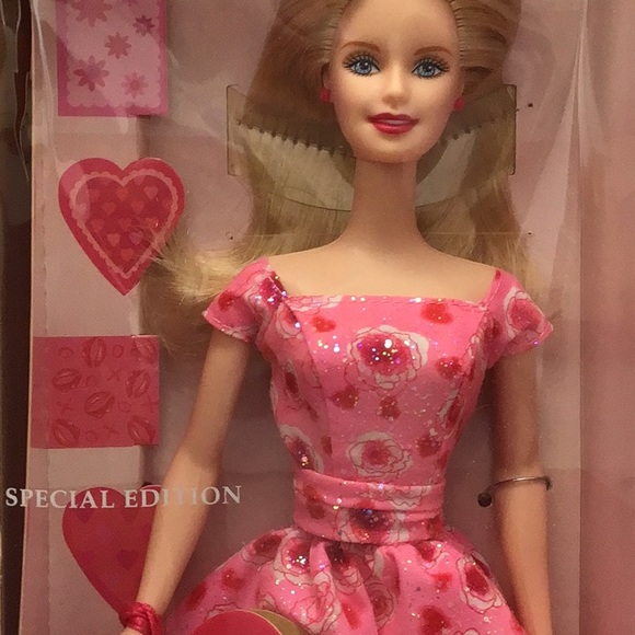 BARBIE DOLL. VALENTINE WISHES BARBIE - Picture 7 of 13